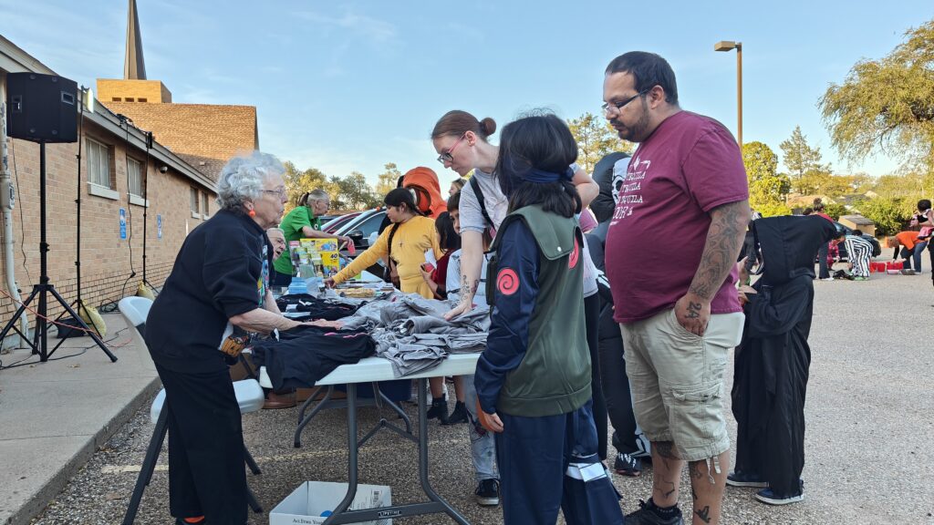 Trunk or Treat, 2024, at Redeemer Lutheran Church in Lubbock, Texas.