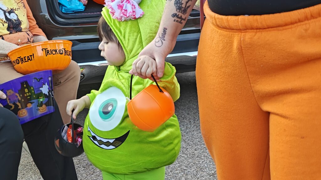 Trunk or Treat, 2024, at Redeemer Lutheran Church in Lubbock, Texas.