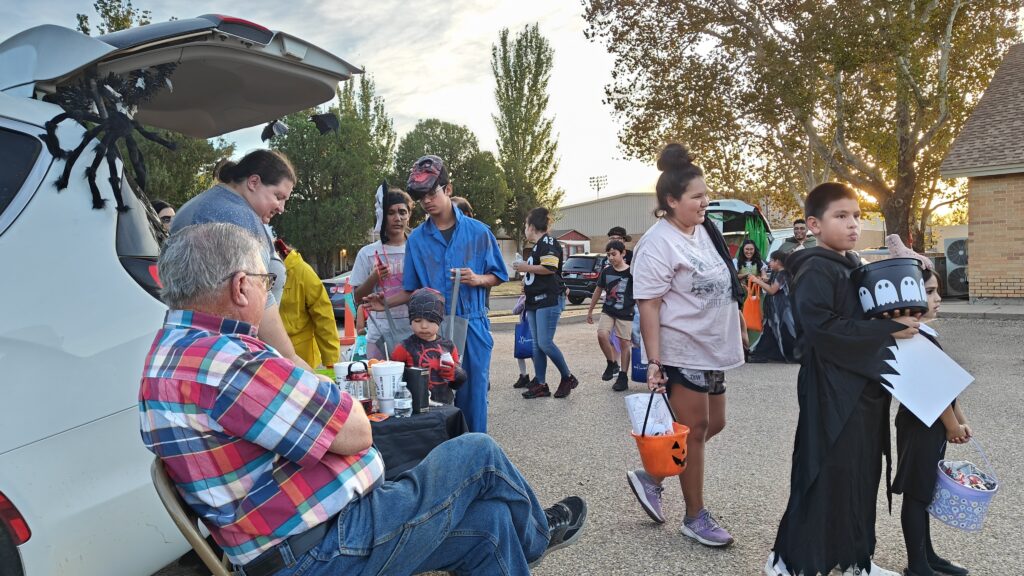 Trunk or Treat, 2024, at Redeemer Lutheran Church in Lubbock, Texas.