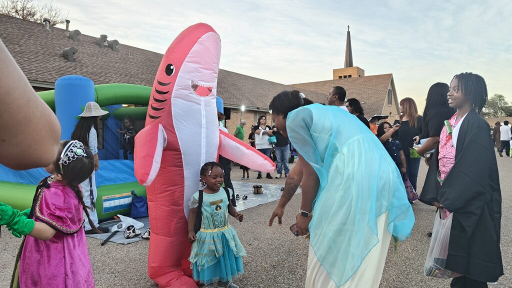 Trunk or Treat, 2024, at Redeemer Lutheran Church in Lubbock, Texas.